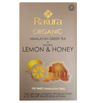 Rakura Lemon & Honey Green 25 Tea Bags